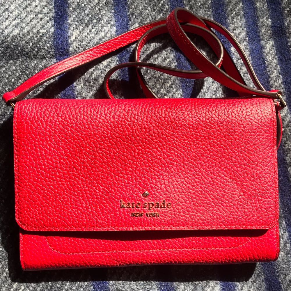 Kate Spade Harlow crossbody wallet NWOT